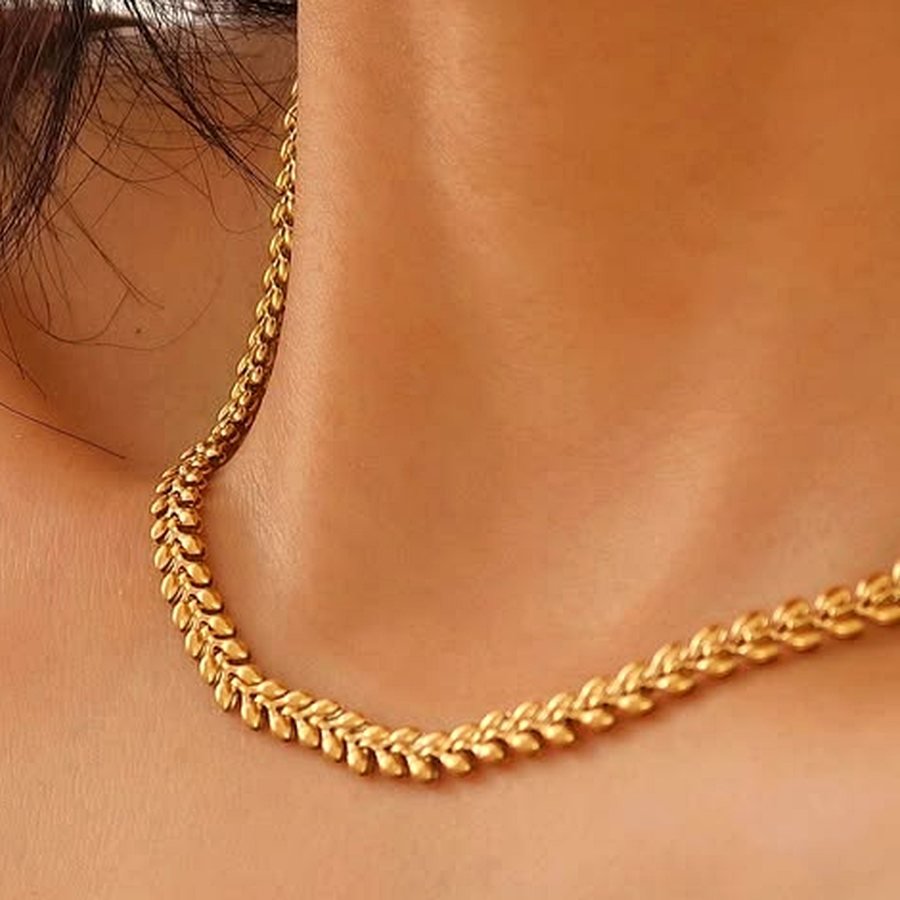 Gold chains and pendants