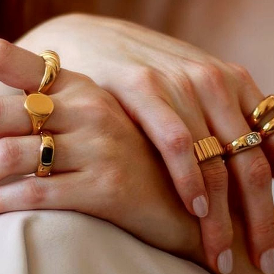 Gold rings