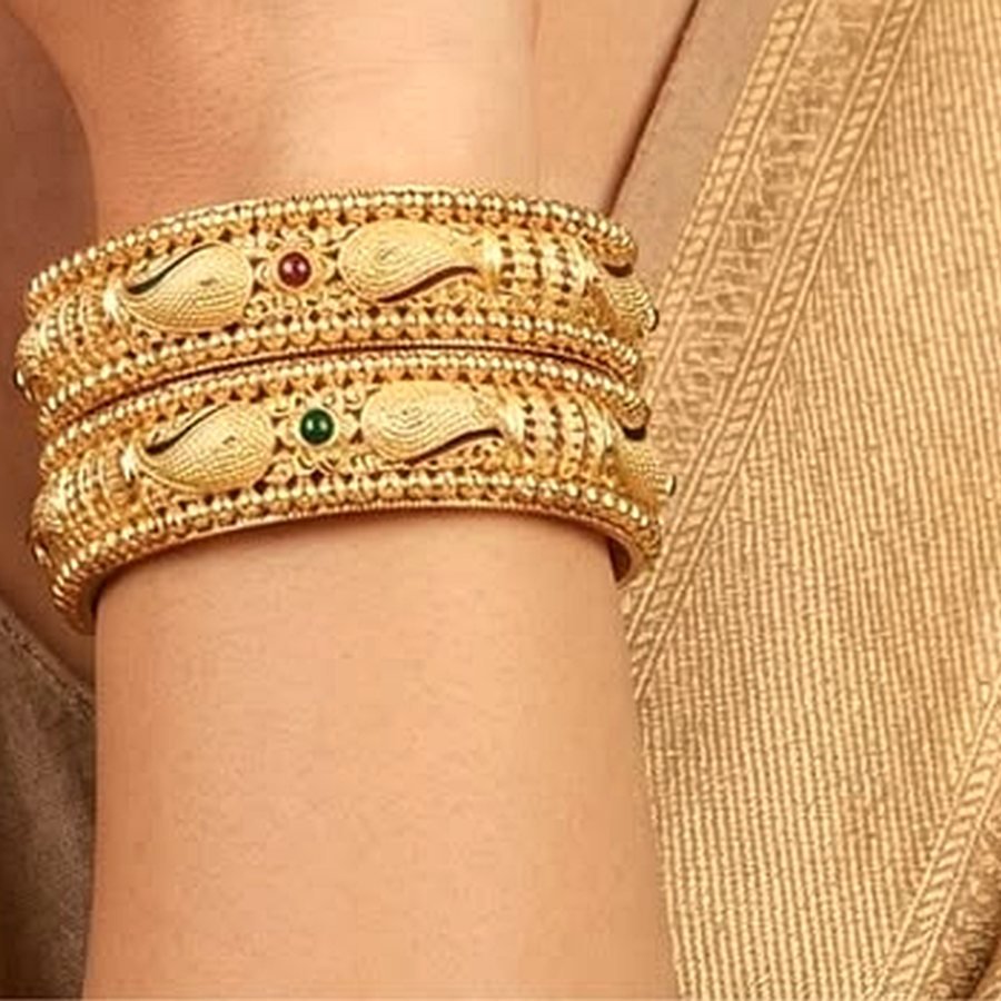 Ghala Bangle Set — 24K gold, 58.0g